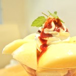 ホットケーキパーラー フルフル - '16.08桃パフェ