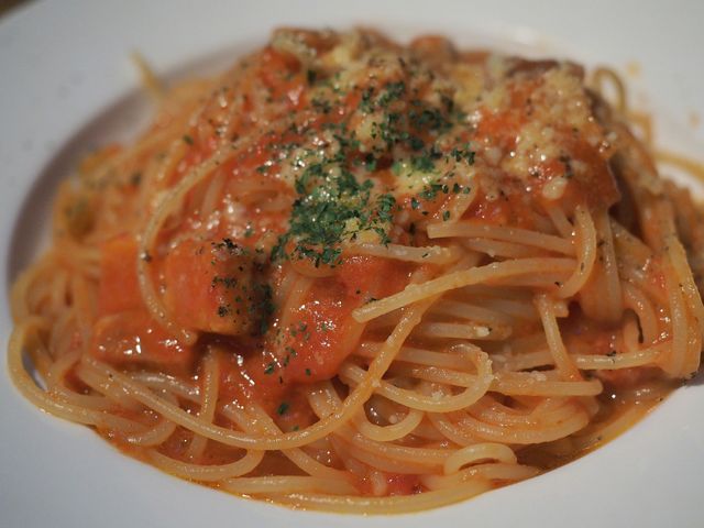 アマトリチャーナのスパゲティ二