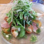 海鮮フランス料理 尾野 - カモのサラダ