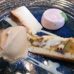 海鮮フランス料理 尾野 - デザートプレート