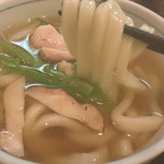 Fuuryuu Udonsoba Ryouri Utaandon - 歌行燈・松茸うどん
                        松茸が乗っているが、写真の半分のサイズだね。