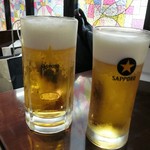 トーキョーエアポートレストラン - 生中と生グラス