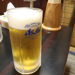生ビール　１杯目♪