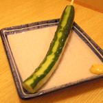 まいもんや かっぱ - 2016年9月　キュウリの一本漬け