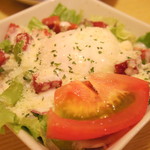 まいもんや かっぱ - 2016年9月　シーザーサラダのアップ
