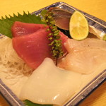 まいもんや かっぱ - 2016年9月　刺身盛り合わせ