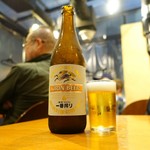 Oosaka Yakiniku Sumishou - 瓶ビールは一番搾り中瓶