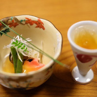 横浜 瀬里奈 浪漫茶屋 - アペリティフの梅酒と前菜