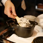 マルゴット エ バッチャーレ - 〆の逸品：冬黒トリュフの為の〆ご飯