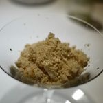 マルゴット エ バッチャーレ - Entree：徳島県産 鱧　　
      凍らせた茄子をかけて