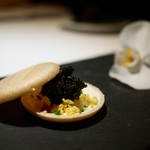 マルゴット エ バッチャーレ - Margtto Special Hors-d'oeuvre：キャビア最中（+3,000円）