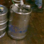 中島商店 - 生ホッピーの樽　初めて見た。