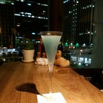 バーアルディ - こんなロケーションのカウンター！