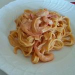 甘えびのフィットチーネ