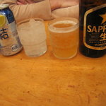 Shantan Ramen Chorori - 缶チューハイ350円＆瓶ビール500円