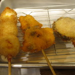 単品のうずら、アジ、ナス