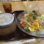 大連餃子基地DALIAN - 海老マヨと干し豆腐の冷製サラダ麺set