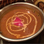 インド料理 想いの木 - 一輪への想いの南インドの海老カリー