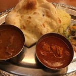 ガンジス - マトン、辛口チキンのセット