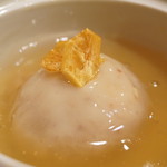 禅紫 - 2016.09　万十(蟹身入り･銀餡かけ)(9月は栗です)