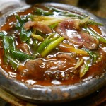 なな治 - 鴨と九条葱小鍋（1000円）