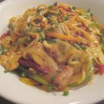 ネパール民族料理 アーガン - ミックス・チャウミン（炒麺）　￥640？