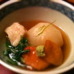 お料理 乃村 - 焚き物：かぶと鶏