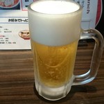 なまら - 生ビール（400円）