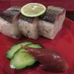 Sakurateidaimachisaryou - 食事の棒寿司。