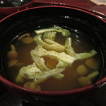 桜亭台町茶寮 - 味噌汁。