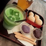 NARAYA CAFE - ～NARAYA CAFE～宮ノ下
      抹茶ラテとならやんセット、ビール