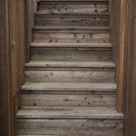 NARAYA CAFE - ～NARAYA CAFE～宮ノ下
      cafeから下に降りる階段を、下から見上げます