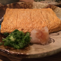 自家製粉石臼挽きうどん 青空blue 本店 - だし巻き玉子