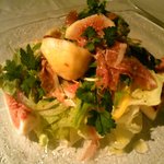 イタリア食堂 スタジオーネ - 無花果と生ハムのサラダ