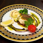Bistro EBISU - 宇和海産真鯛のオーブン焼き バルサミコソース