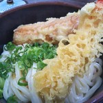 うどん蔵ふじたや - 海老ちく天釜玉