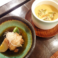にかい笹木 - 肉料理、茶碗蒸し