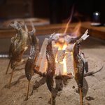柳家 - 鮎炉端焼き