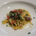 オステリア・オリエーラ - 28年9月　鰯とホワイトセロリのタリオリーニ