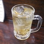 やきとり屯 - そば茶割り（ ’14.03）