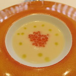 Convivio - 28年9月　蕪の冷製スープ、塩イクラ