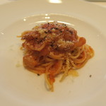 Convivio - 28年9月　アマトリチャーナ　豚ほほ肉、玉葱、グラナパダーノ、黒胡椒