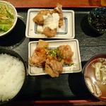 やきとり 日本酒 ふくの鳥 - タルタルチキン南蛮と鶏唐揚げ（油淋ソース）