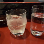 喜寿司 - 焼酎ロック、おかわり