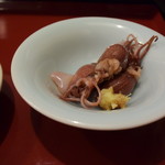 喜寿司 - ホタルイカのお通し