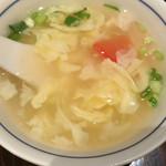 陳麻婆豆腐 - ランチセットのスープ