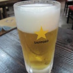 山賊茶屋 - 生ビール 580円