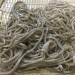 分かりにくいですが、蕎麦二種類乗ってます