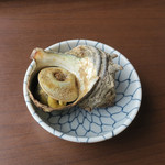 魚見亭 - サザエの壷焼き