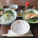魚見亭 - 釜揚げしらす丼定食